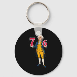 Llavero 6 7 7 6 George Washington Seis Siete