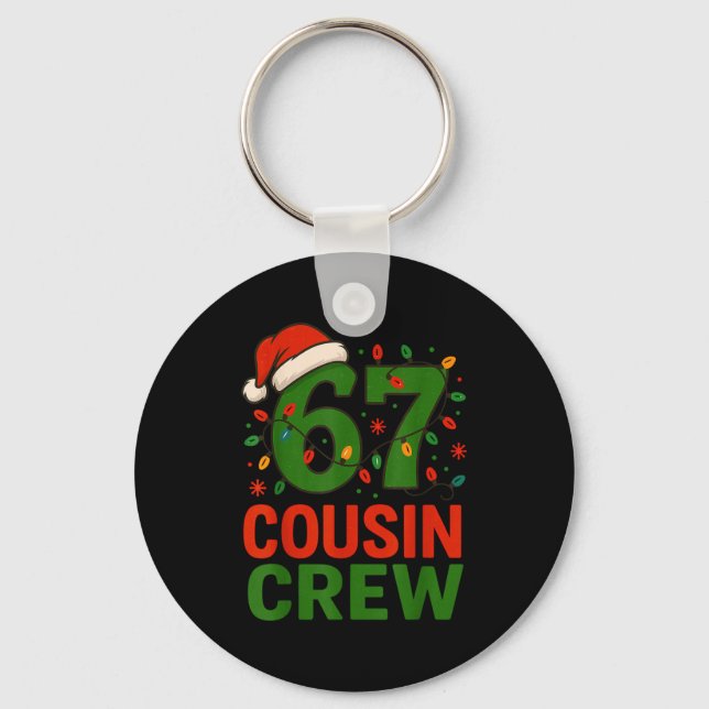 Llavero 6 7 Christmas Cousin Crew 67  (Anverso)