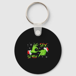 Llavero 6 7 Seis Siete Mano Gen Z Alpha Meme Lenguaje Xmas