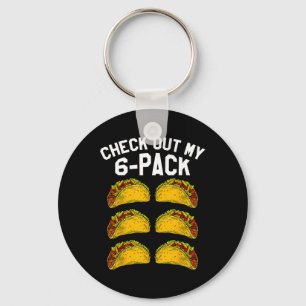 Llavero 6 Pack Fitness Taco Funny Gym Top Para Taco