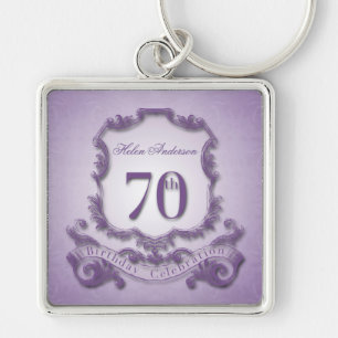 Llavero 70.ª cadena de claves personalizada con marco vint