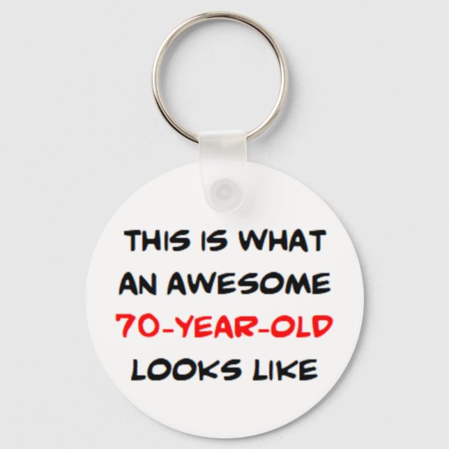 Llavero 70 años, increíble (Anverso)