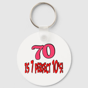Llavero 70 es los 7 años 10 perfectos (el ROSA)