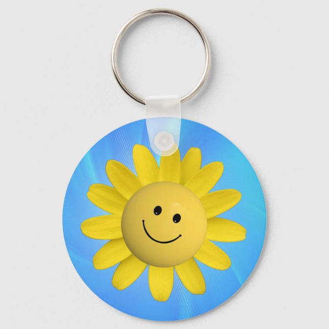 LLAVERO 720227 FLORES DE SOL FLORES FELIZ SMILIE FACE PERS (Anverso)