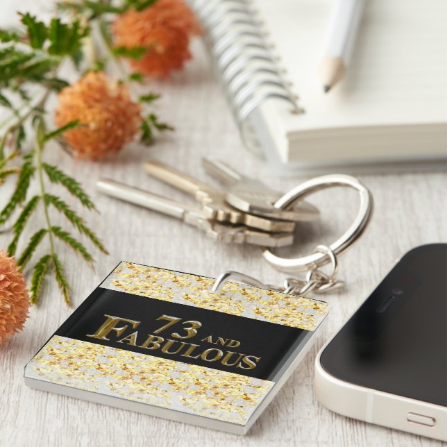 Llavero 73 cumpleaños (Frente Derecha)