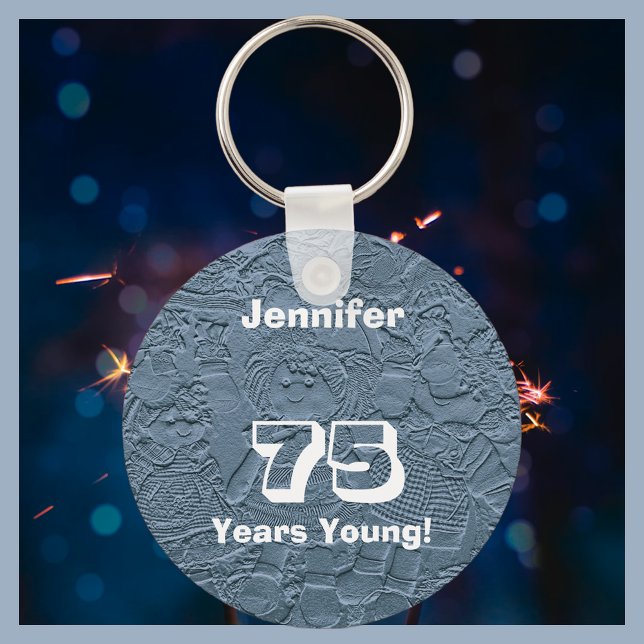 Llavero 75 años Joven Blue Rag Dolls Key cadena (Subido por el creador)