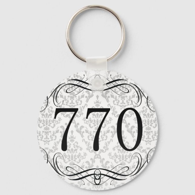 Llavero 770 Código de área (Anverso)