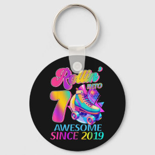 Llavero 7 años increíble desde cumpleaños tema hockey 2019