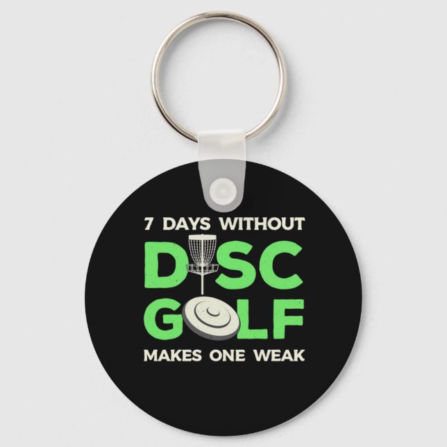 Llavero 7 días sin disco Golf (Anverso)