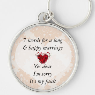 Llavero 7 Palabras Para Un Matrimonio Largo Y Feliz Matrim