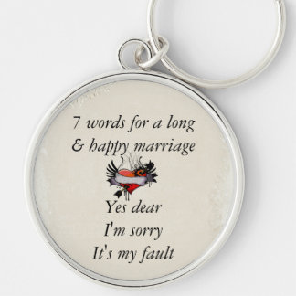 Llavero 7 Palabras Para Un Matrimonio Largo Y Feliz Matrim