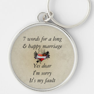 Llavero 7 Palabras Para Un Matrimonio Largo Y Feliz Matrim