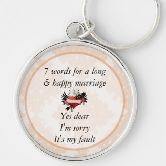 Llavero 7 Palabras Para Un Matrimonio Largo Y Feliz Matrim