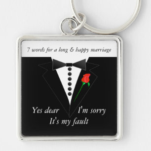 Llavero 7 Palabras Para Un Matrimonio Largo Y Feliz Matrim