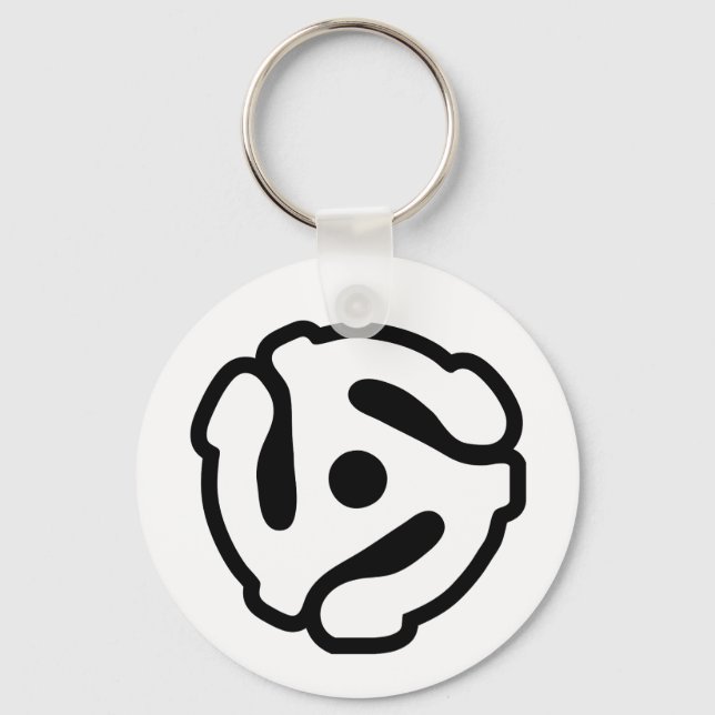 Llavero 7 pulgadas adaptador de vinilo de 45 rpm inserte l (Anverso)