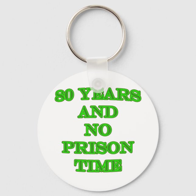 Llavero 80 y sin tiempo de prisión (Anverso)
