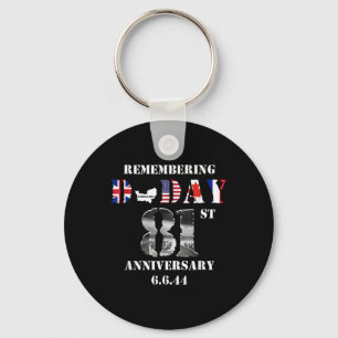 Llavero 81º Aniversario Del Día D 1944 Junio 6 Wwii Memori