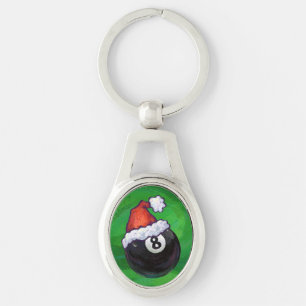 Llavero 8 Ball Navidades Green