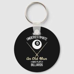 Llavero 8 Billar Piscina Funny Billiards Player Lover Dad
