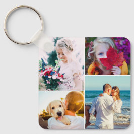 Llavero 8 Keychain de doble cara Metalizado redondeada