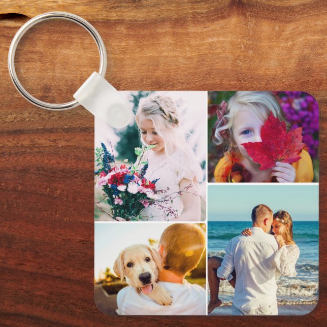 Llavero 8 Keychain de doble cara Metalizado redondeada (Anverso)