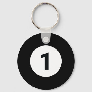 Llavero 8 Pool Ball 1 Billiards Costume Halloween Group Ma