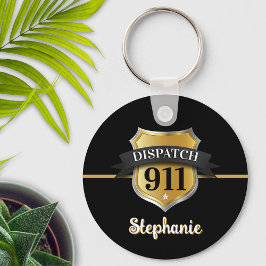 Llavero 911 Tarjeta de oro de envío personalizada