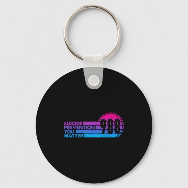 Llavero 988 Shirt Suicide Prevention Lifeline 988 Awarenes (Anverso)