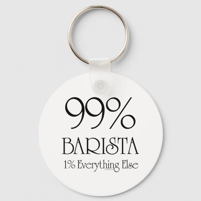 Llavero 99% Barista (Anverso)