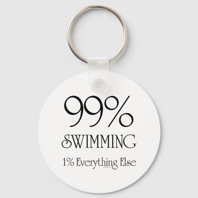 Llavero 99% Natación (Anverso)