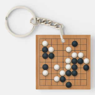 Llavero 9x9 Go Board con Personalizado de piedras