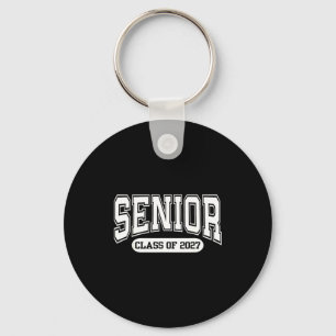 Llavero A Camiseta Clase 2027 Graduación Senior Parte Tras