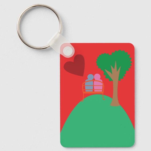 Llavero A Couple Dating  (Anverso)