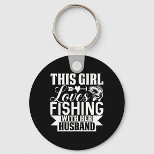 Llavero A Esta Chica Le Encanta Pescar Con Su Marido