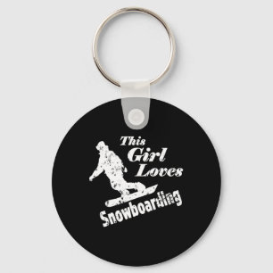 Llavero A Este Chica Le Encanta El Snowboard - Regalo Dive