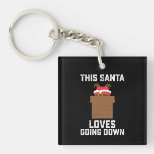 Llavero A este Papá Noel Le Encanta Ir A Navidades Gracios