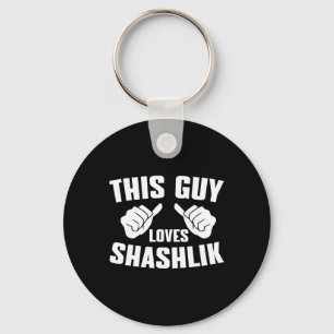 Llavero A Este Tipo Le Encanta Shashlik - Carne De Outfit
