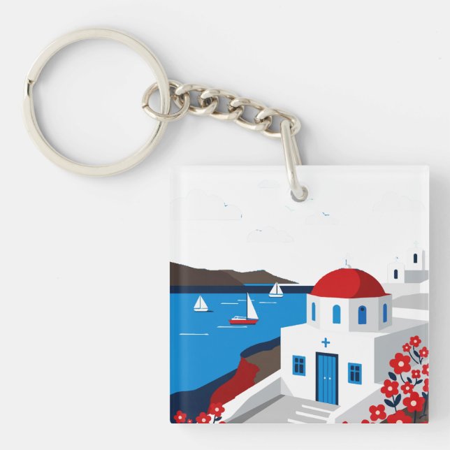 Llavero A Greek island (Frente)