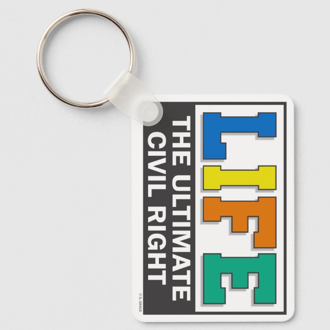 Llavero A keychain to promote your pro-life beliefs. (Anverso)