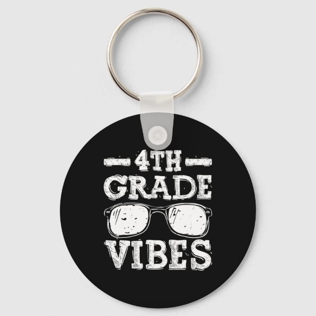 Llavero A la escuela de 4° grado de vibraciones (Anverso)