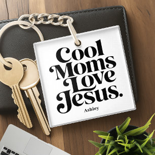 Llavero A las mamás geniales les encanta Jesús