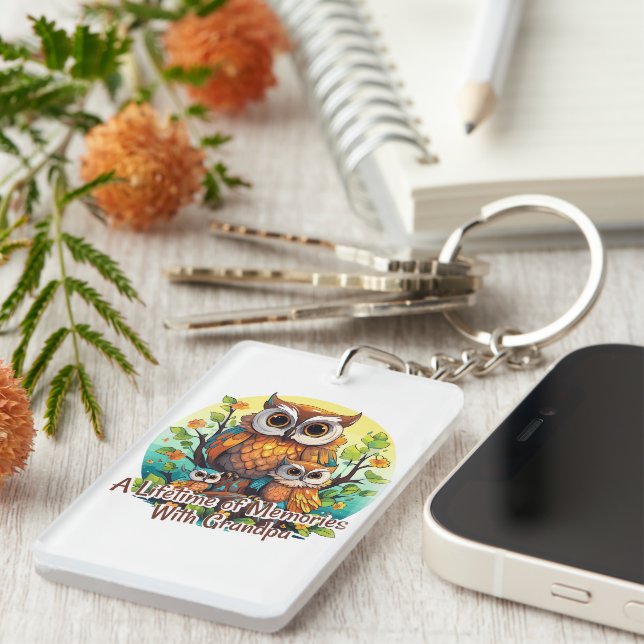 Llavero A lifetime of Memories with Grandpa (Frente Derecha)