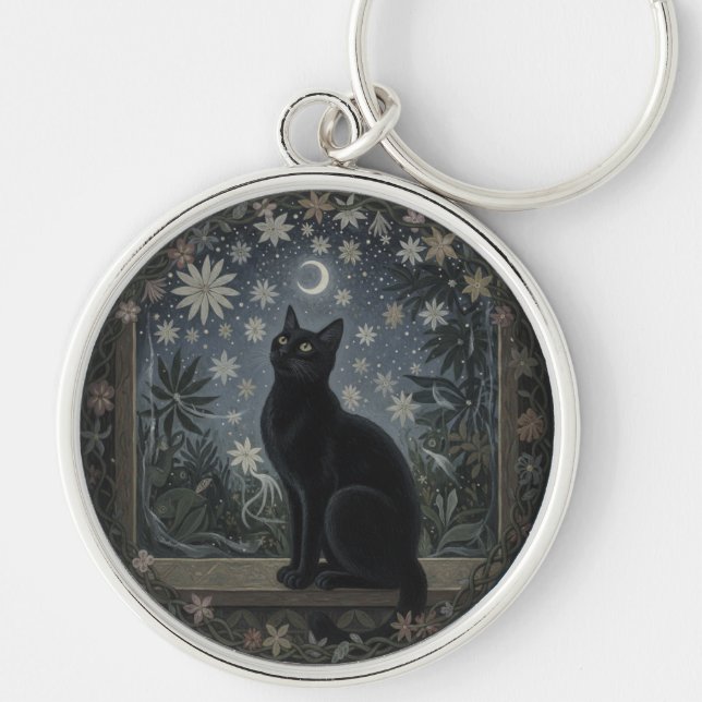 Llavero A Lucky Omen (or a Fairy Spy): Cat Sìth Guardian (Frente)