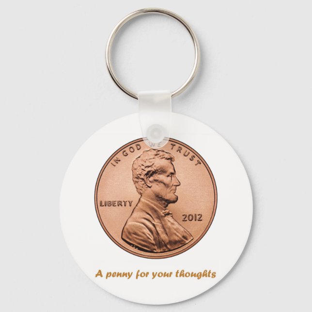 Llavero A penny for your thoughts (Anverso)