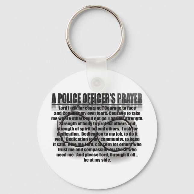 LLAVERO A POLICE OFFICER'S PRAYER (Anverso)