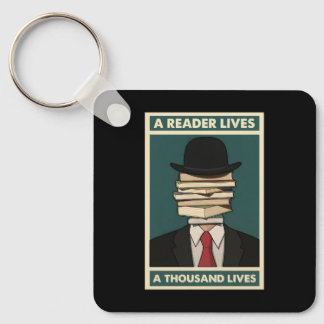 Llavero A Reader Lives a Thousand Lives Bibliophile Wisdom