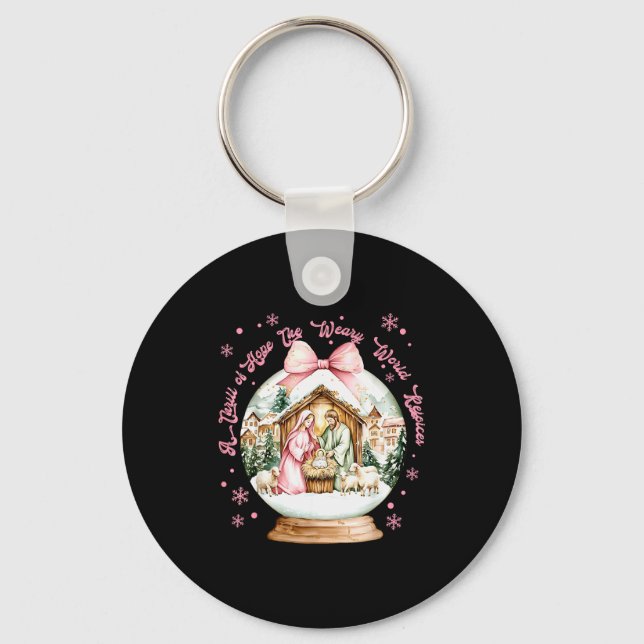 Llavero A Thrill Of Hope The Weary World Rejoices O Holy C (Anverso)