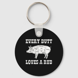 Llavero A todos les encanta el regalo de fumador de barbac