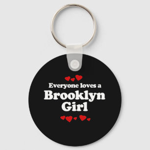 Llavero A todos les encanta una camiseta Chica de Brooklyn
