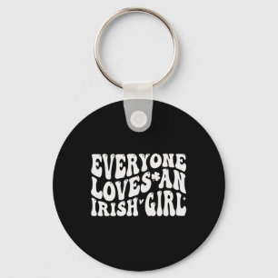 Llavero A todos les gusta una chica irlandesa Groovy para 